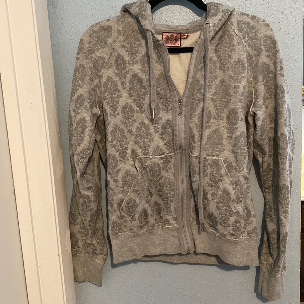 Juicy couture sweatshirt zip up jacket